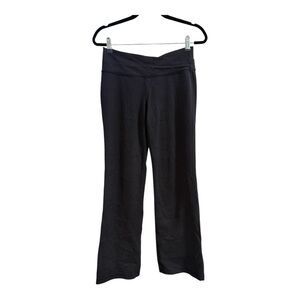 Lululemon Crossover Mid Rise Black Wide Leg Pant Size 8